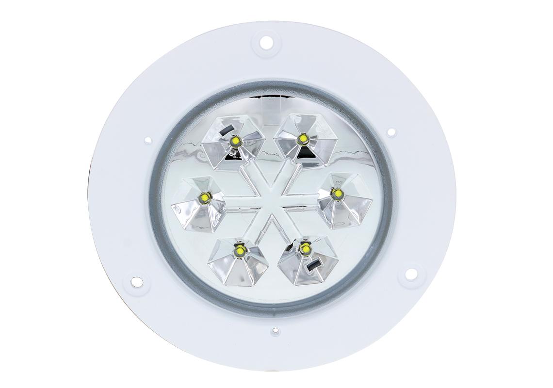 Plafonnier chromé LED encastré 9/30V, 1200 lumen